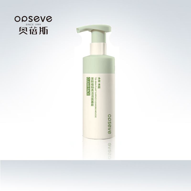 茶麸植物表活洁面慕斯OEM定制加工